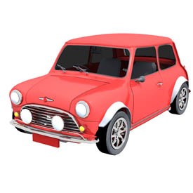 Mini VII 3D Object | FREE Artlantis Objects Download